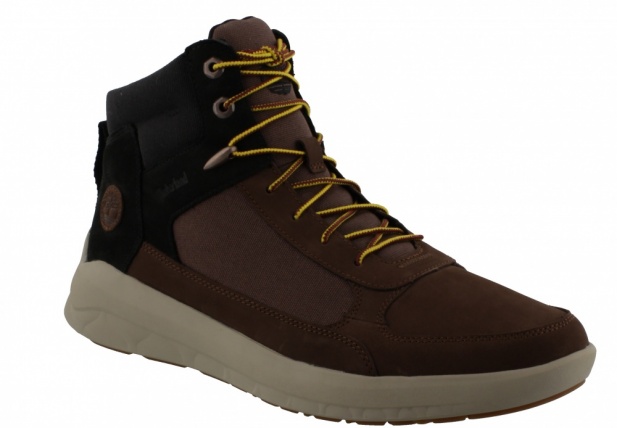 Timberland Bradstreet Ultra Mid Hiker Dark Brown Nubuck Chukka Boot 0A5M4G